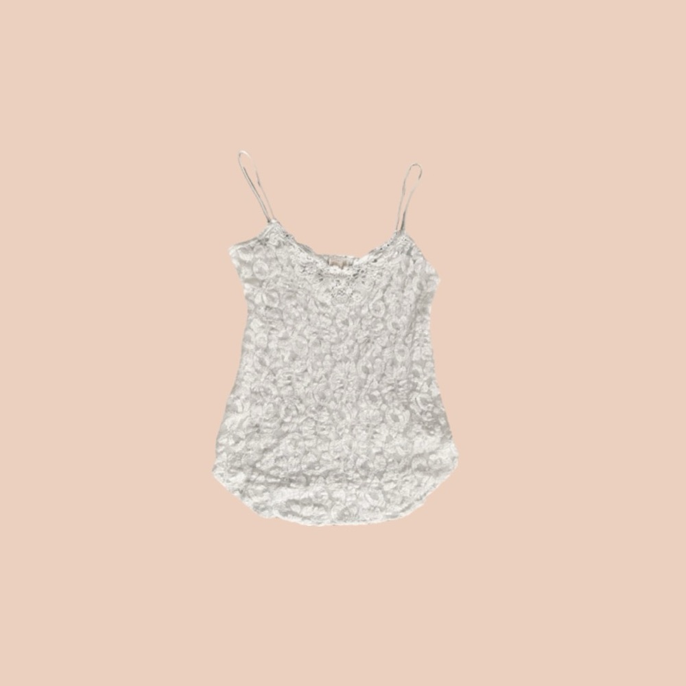 VINTAGE Y2K SHEER LACE CAMISOLE 🎠